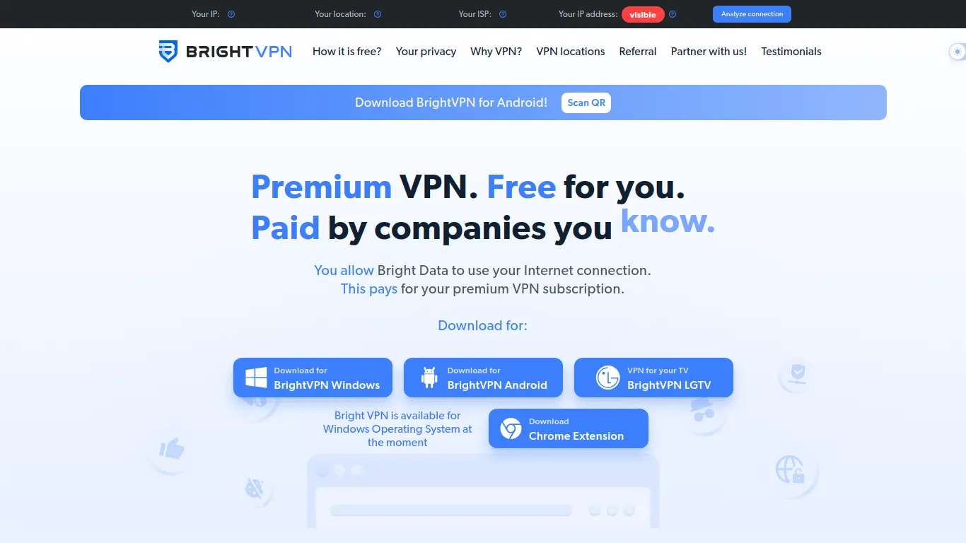 BrightVPN Preview